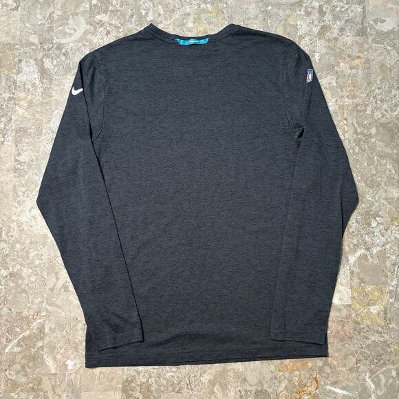 Nike Miami Dolphins Shirt Mens Small Grey Long Sleeve Tee On Field Football NFL - Picture 9 of 10
